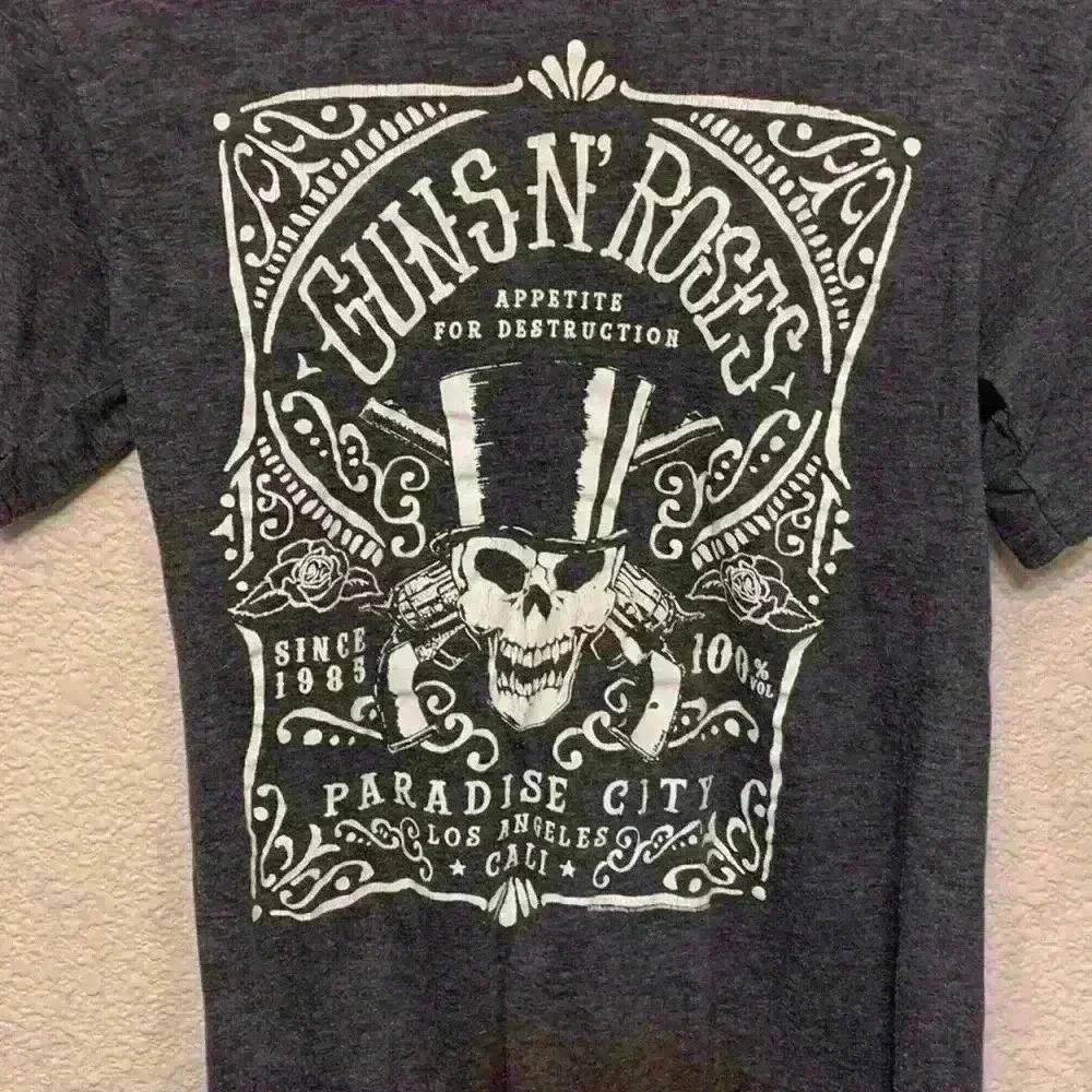 Guns & Roses t shirt sz S Rock & Roll 80s band music concert classic casual - Picture 3 of 4